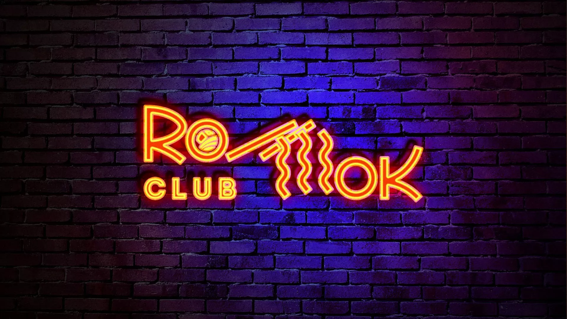 Разработка интерьерной вывески суши-бара «Roll Wok Club» в Новой Ляле